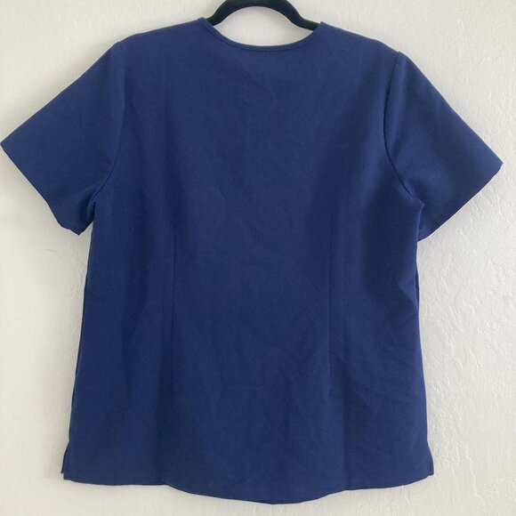 Figs Navy Blue Short Sleeve Tee - Picture 3 of 5